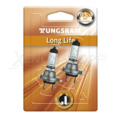 H7 Tungsram Long Life - 58520LU BL2