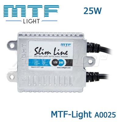 Блок розжига MTF-Light Slim 12/24V 25W - A0025