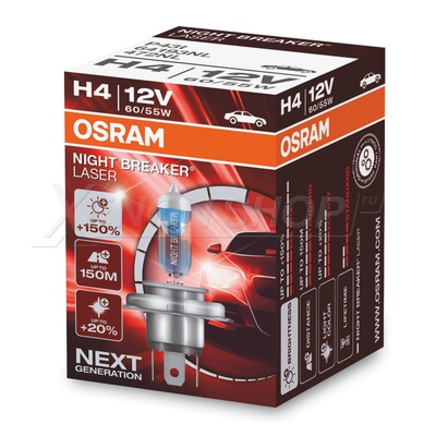 H4 Osram Night Breaker Laser - 64193NL