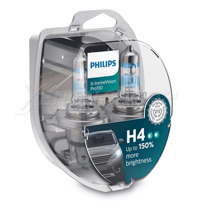 H4 Philips X-tremeVision Pro150 +150% - 12342XVPS2 (2 шт.)