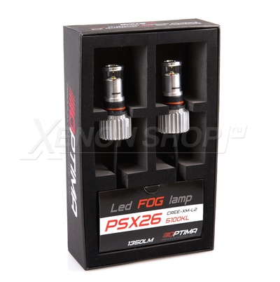 H16 Optima Premium CREE 5100K, 12-24V, (PG20/7) 5202/9012/PSX26W