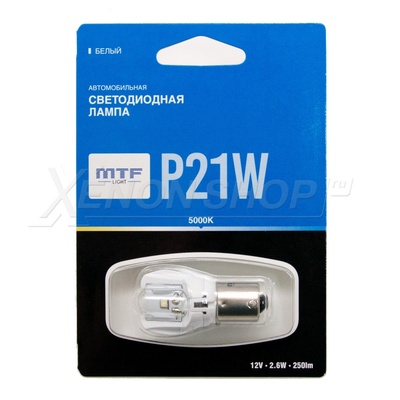 P21W MTF-Light белый цвет - 250lm