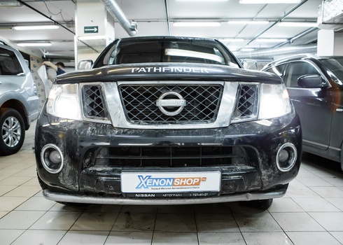 Устранение запотевания фар Ниссан Патфайндер / Nissan Pathfinder с заменой блока розжига