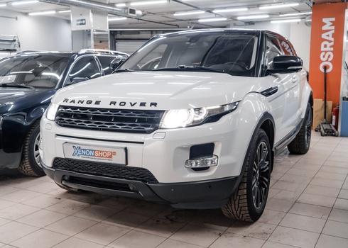 Замена штатных линз Range Rover Evoque (2017)