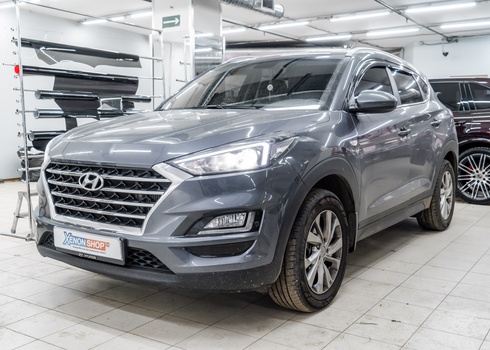 Установка светодиодных ламп на Хендай Туксон / Hyundai Tucson