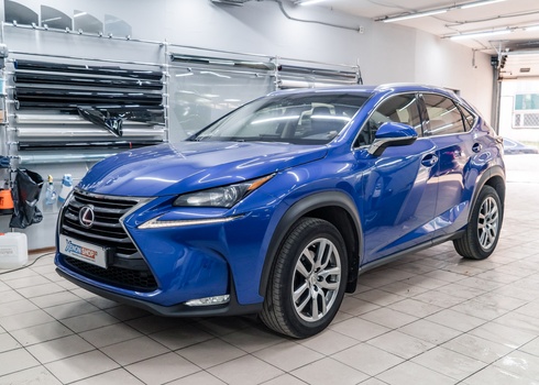 Поклейка атермальной пленки на передние и задние стекла Lexus NX