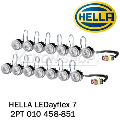 Дневные ходовые огни Hella LEDayflex на 7 диодов 