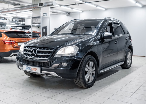 Замена штатных линз Мерседес МЛ / Mercedes-Benz ML