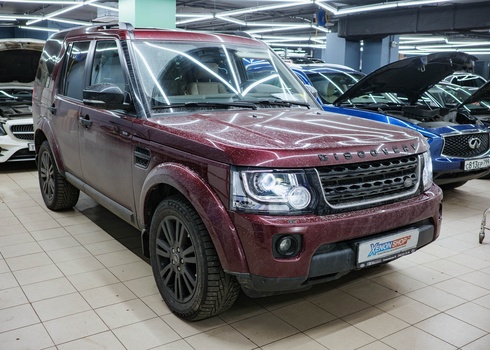 Замена штатных линз Land Rover Discovery IV (2015) на LED-модули Vision