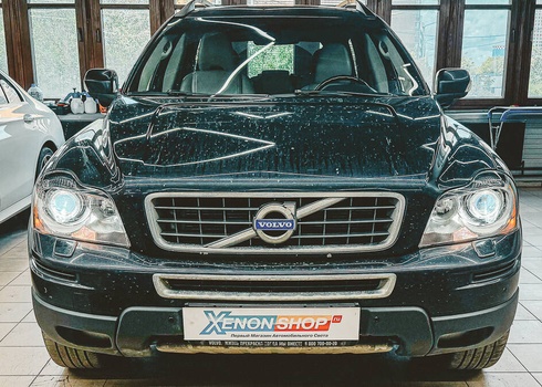 Замена ксеноновых линз Volvo XC90 (2010) с заменой стёкол фар
