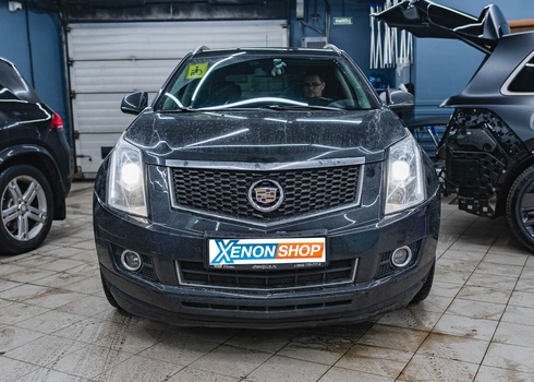 Замена ламп ближнего света Cadillac SRX
