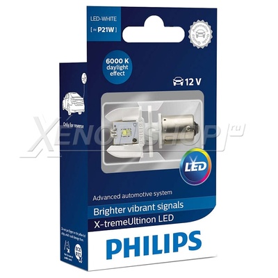 P21W Philips X-treme Ultinon LED (1 шт.) - 12898X1
