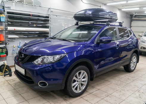 Тонировка задней полусферы Nissan Qashqai (2016)