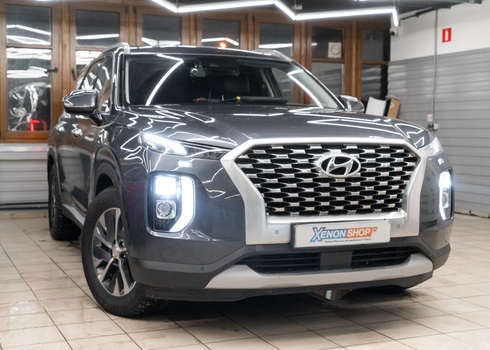 Замена линз Hyundai Palisade (2019) на LED-модули