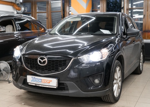 Замена ксеноновых линз Mazda CX-5 (2013)