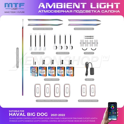 LED-подсветка MTF-Light Haval Dargo 2022-2024