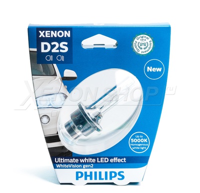 Philips D2S 85122WHV2C1 WhiteVision gen2 Xenon Brenner in C1 Verpackung