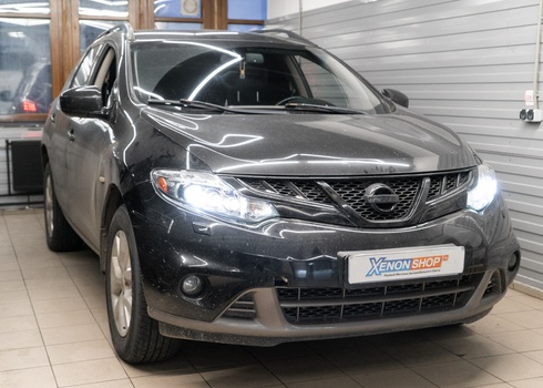 Замена заводских линз Nissan Murano (2012) на LED-модули