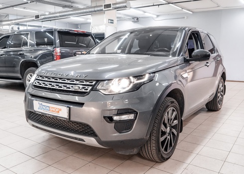 Замена старых ксеноновых ламп Land Rover Discovery Sport