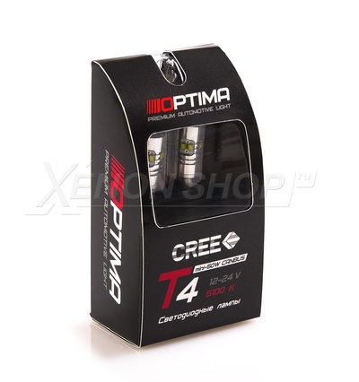 T4W Optima Premium CAN BUS MINI CREE 50W 12-24V 5100К