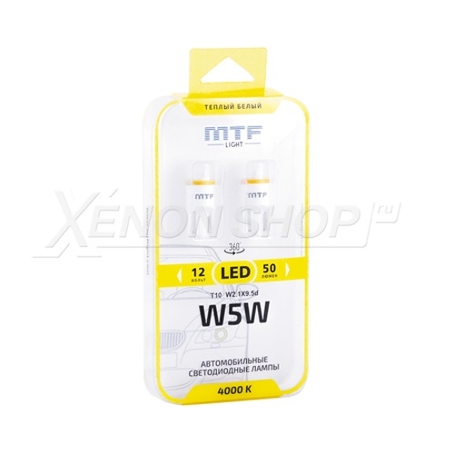 W5W MTF-Light 4000K - 50Lm