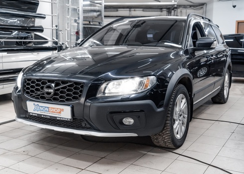 Покраска фар Volvo XC70 + замена ламп