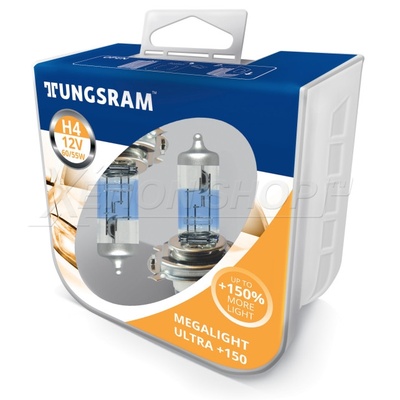 H4 Tungsram Megalight Ultra +150% - 50440NXNU PB2