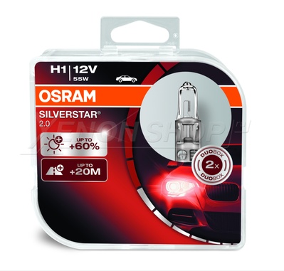 H1 Osram Silverstar 2.0 - 64150SV2-HCB