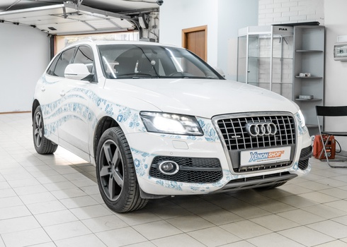 Замена ламп ближнего света Ауди КУ5 / Audi Q5