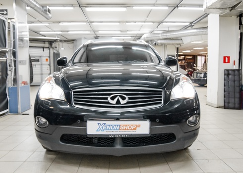 Замена ксеноновых линз Инфинити ЕХ37 / Infiniti EX37 + полировка фар