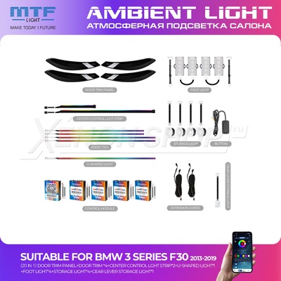 LED-подсветка MTF-Light BMW 3 F30 (2012-2018)