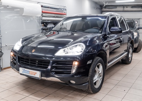 Замена штатных линз Porsche Cayenne на матричные LED-модули MTF