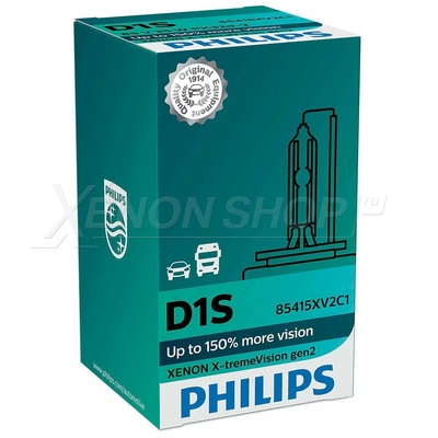 D1S Philips X-treme Vision Gen2 (+150%) - 85415XV2C1