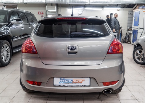 Тонировка задней полусферы KIA Ceed