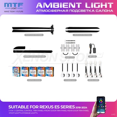 LED-подсветка MTF-Light LEXUS ES XZ10 (2018-2022)