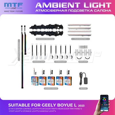 LED-подсветка MTF-Light Geely Altas Pro 2019-2024