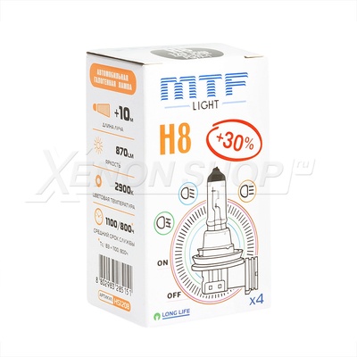 H8 MTF-Light LongLife Standart HS1208 2900K