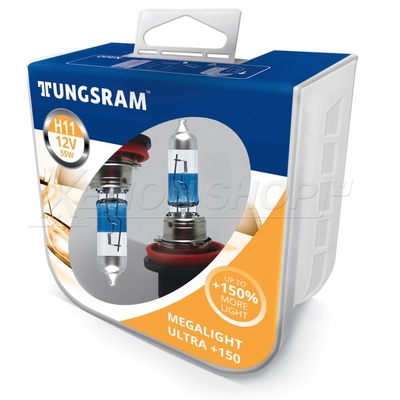 H11 Tungsram Megalight Ultra +150% - 53110NXNU B2