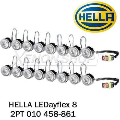 Дневные ходовые огни Hella LEDayflex на 8 диодов 