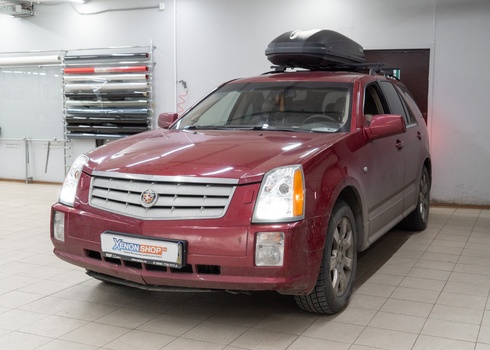 Замена штатных линз Cadillac SRX4 (2009) на светодиодные