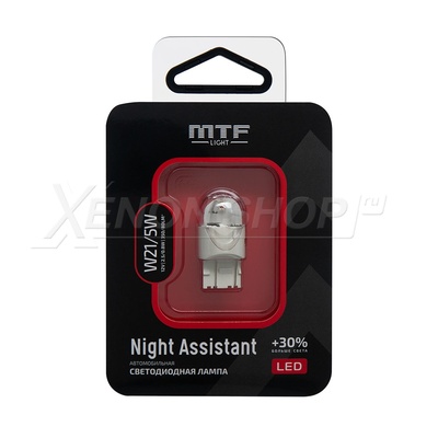 W21/5W Night Assistant LED - Красный