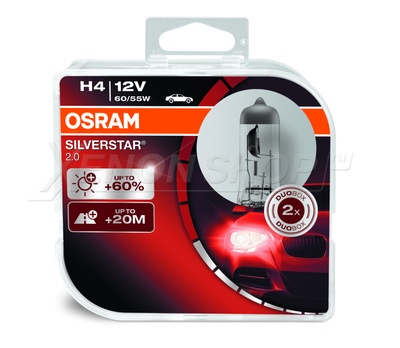 H4 Osram Silverstar 2.0 - 64193SV2-HCB