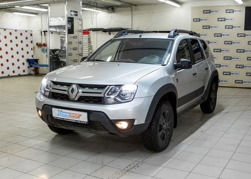 Установка светодиодных ламп в ПТФ Рено Дастер / Renault Duster