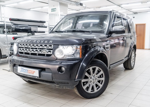 Замена ламп в ближнем свете Ленд Ровер Дискавери 4 / Land Rover Discovery 4