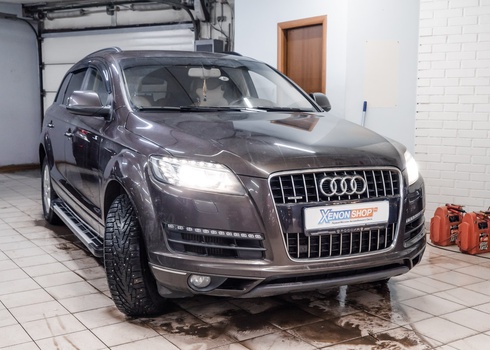 Замена выгоревшего ксенона в фарах Audi Q7