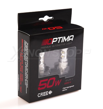 W21/5W Optima Premium (7443) CREE 50W 12-24V 5100K