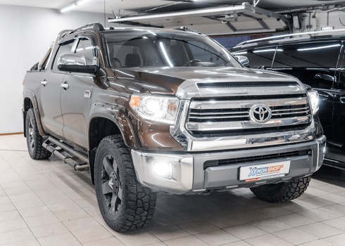 Установка светодиодных линз на Тойота Тундра / Toyota Tundra