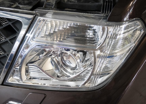 Ремонт фар Ниссан Патфайндер / Nissan Pathfinder – устранение запотевания фар + замена поворотников на Optima LED