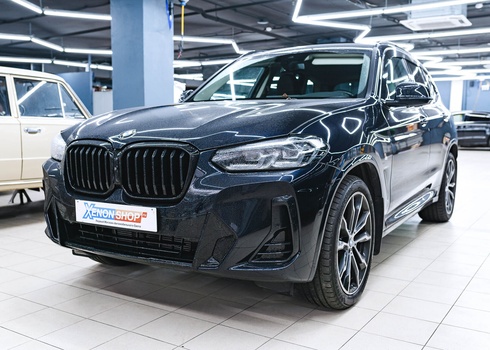 Установка сетки в бампер BMW X3 G01 (2024)