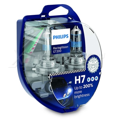 H7 Philips RacingVision GT200 +200% - 12972RGTS2 (2 шт.)